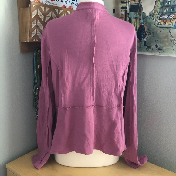 Caslon Open Front Peplum Back Cardigan - Picture 4 of 11